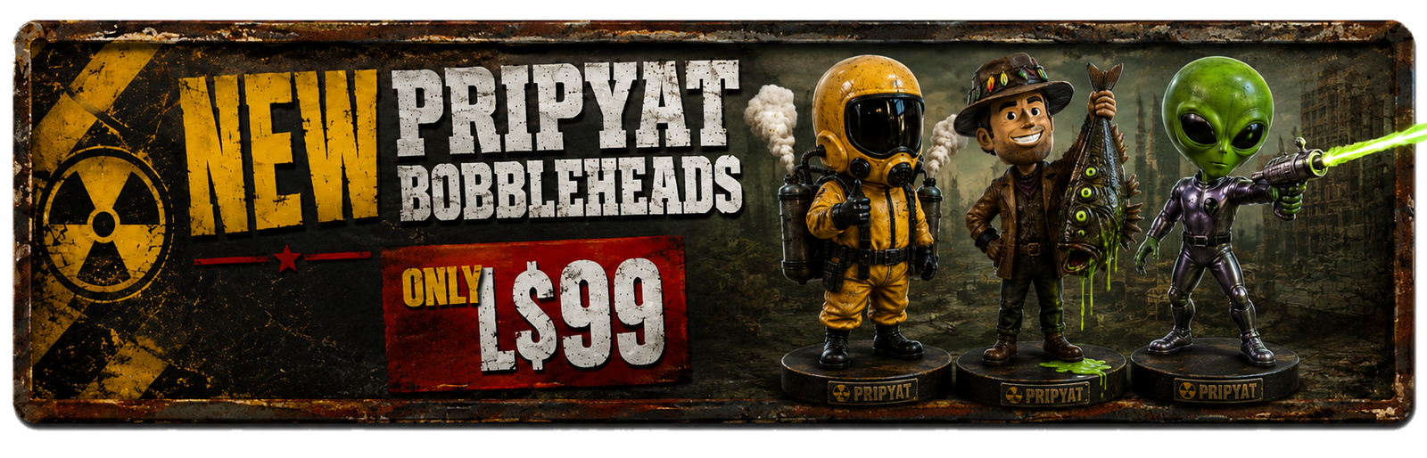 New Pripyat Bobbleheads — only L$99 each