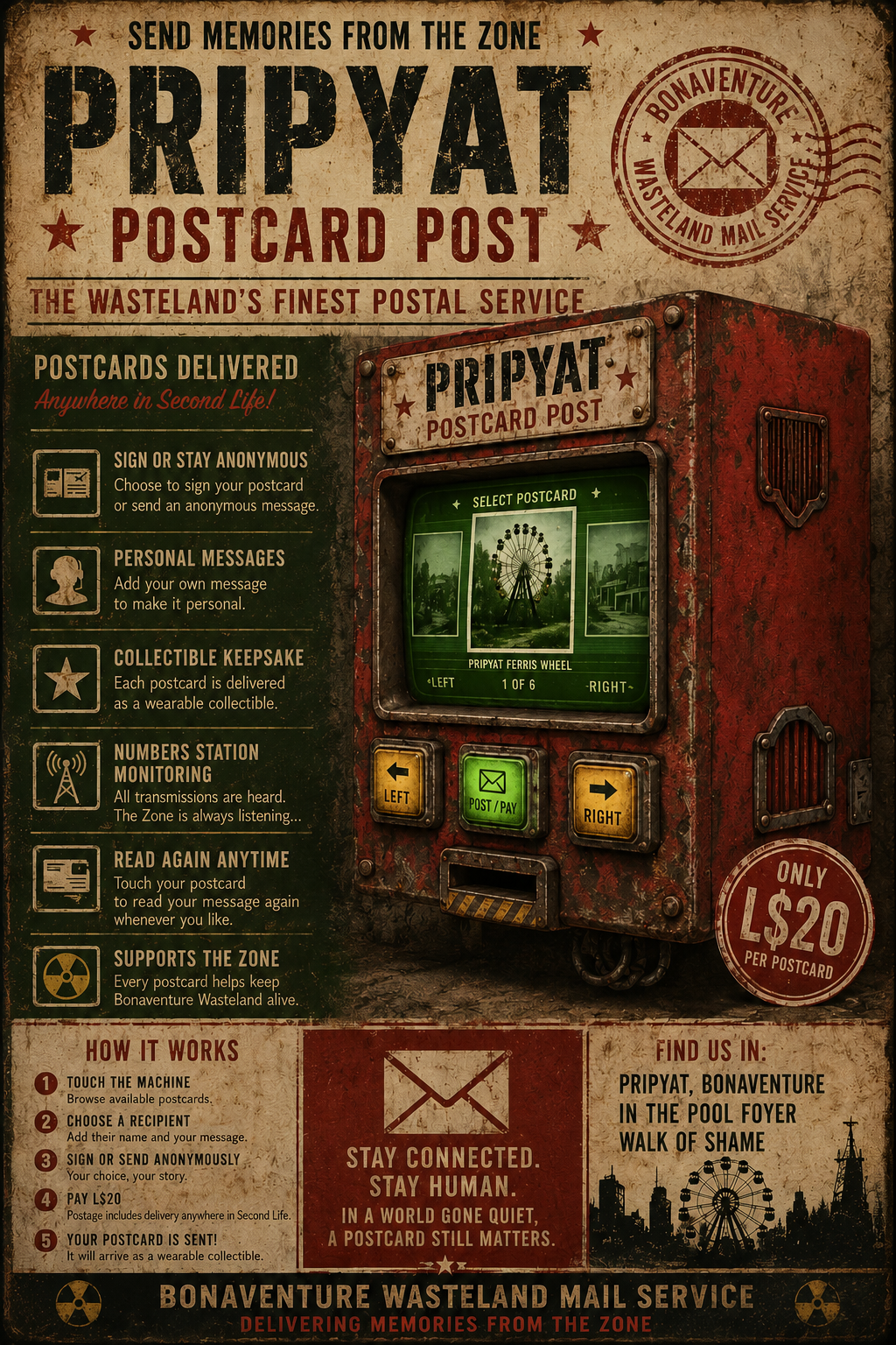 Pripyat Postcard Post